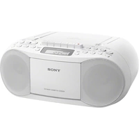 Sony CD-Radio CFD-S70W AUX, CD, Kassette Aufnahmefunktion Weiß Sony CD-Radio CFD-S70W AUX, CD, Kassette Aufnahmefunktion Weiß