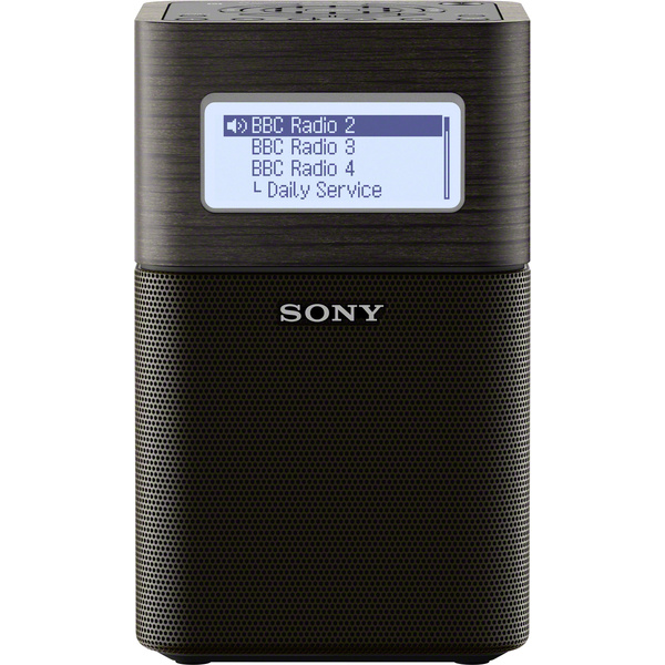 Sony XDR-V1BTDB Tischradio DAB+, UKW AUX, Bluetooth®, NFC wiederaufladbar Schwarz
