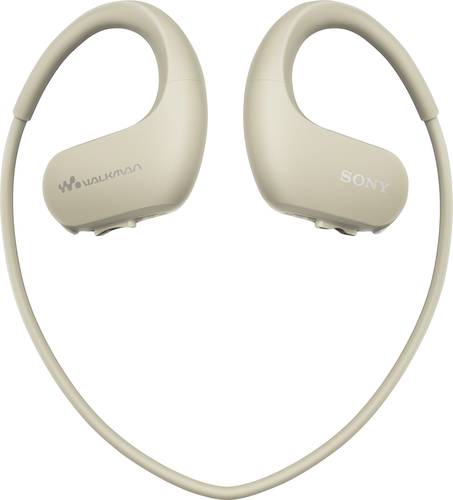 Sony NW-WS413C Sport In Ear Kopfhörer In Ear MP3-Player, Ohrbügel, Wasserbeständig Creme