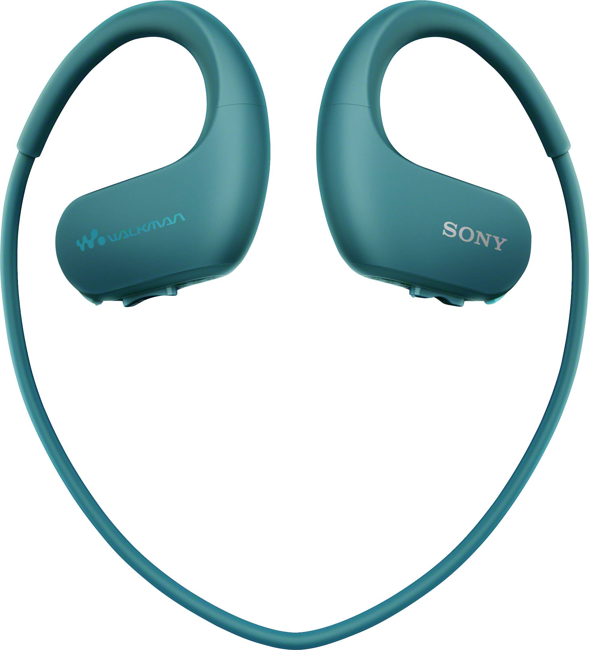 Sony NW-WS413L In Ear Kopfhörer Blau MP3-Player, Ohrbügel, Wasserbeständig Sport