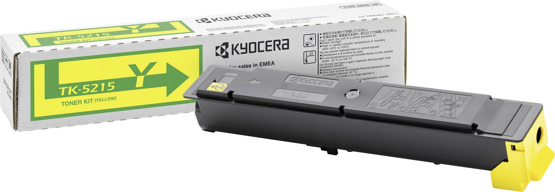 Kyocera TK 5215Y - Gelb - Original - Tonerpatrone - für TASKalfa 406ci