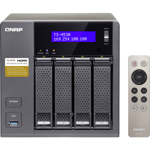QNAP NAS-Server Gehäuse 4 Bay TS-453A-4G