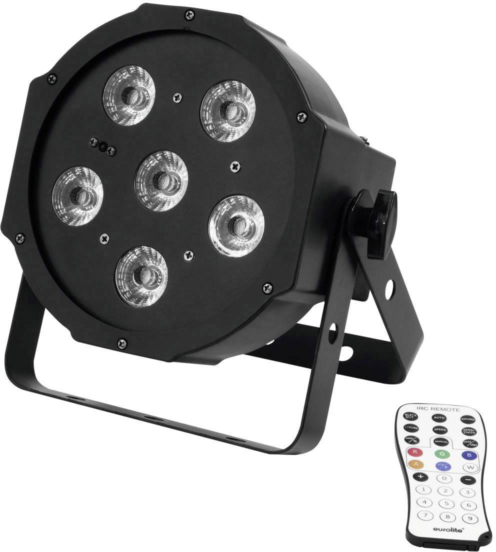 Eurolite SLS-603 LED-PAR-Scheinwerfer Anzahl LEDs (Details): 6 x 3 W Schwarz