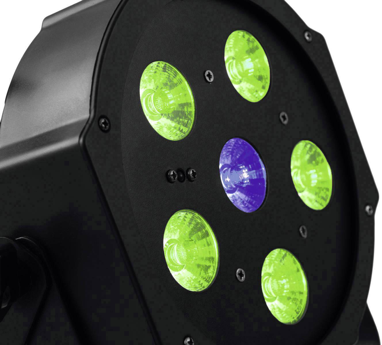 Eurolite SLS-603 LED-PAR-Scheinwerfer Anzahl LEDs (Details): 6 x 3W Schwarz