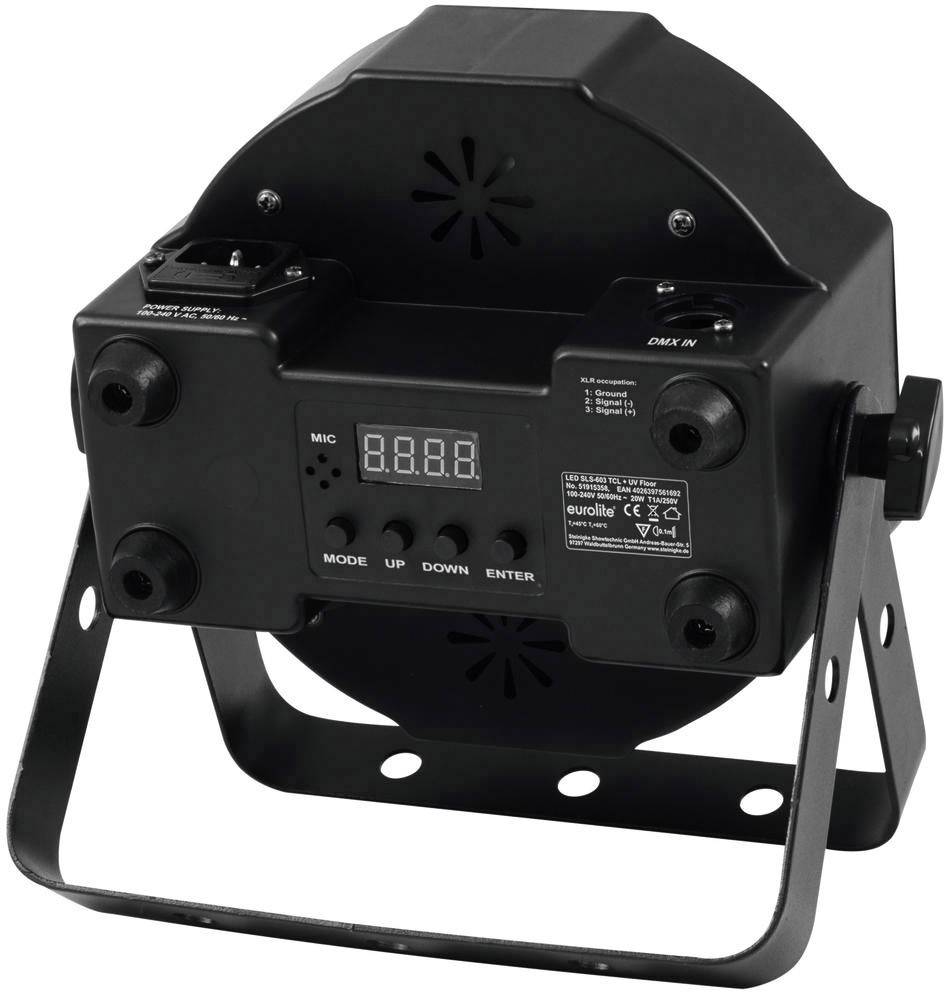 Eurolite SLS-603 LED-PAR-Scheinwerfer Anzahl LEDs (Details): 6 x 3W Schwarz