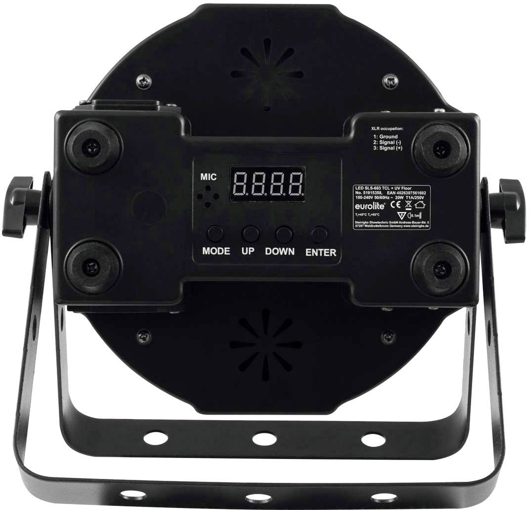 Eurolite SLS-603 LED-PAR-Scheinwerfer Anzahl LEDs (Details): 6 x 3W Schwarz