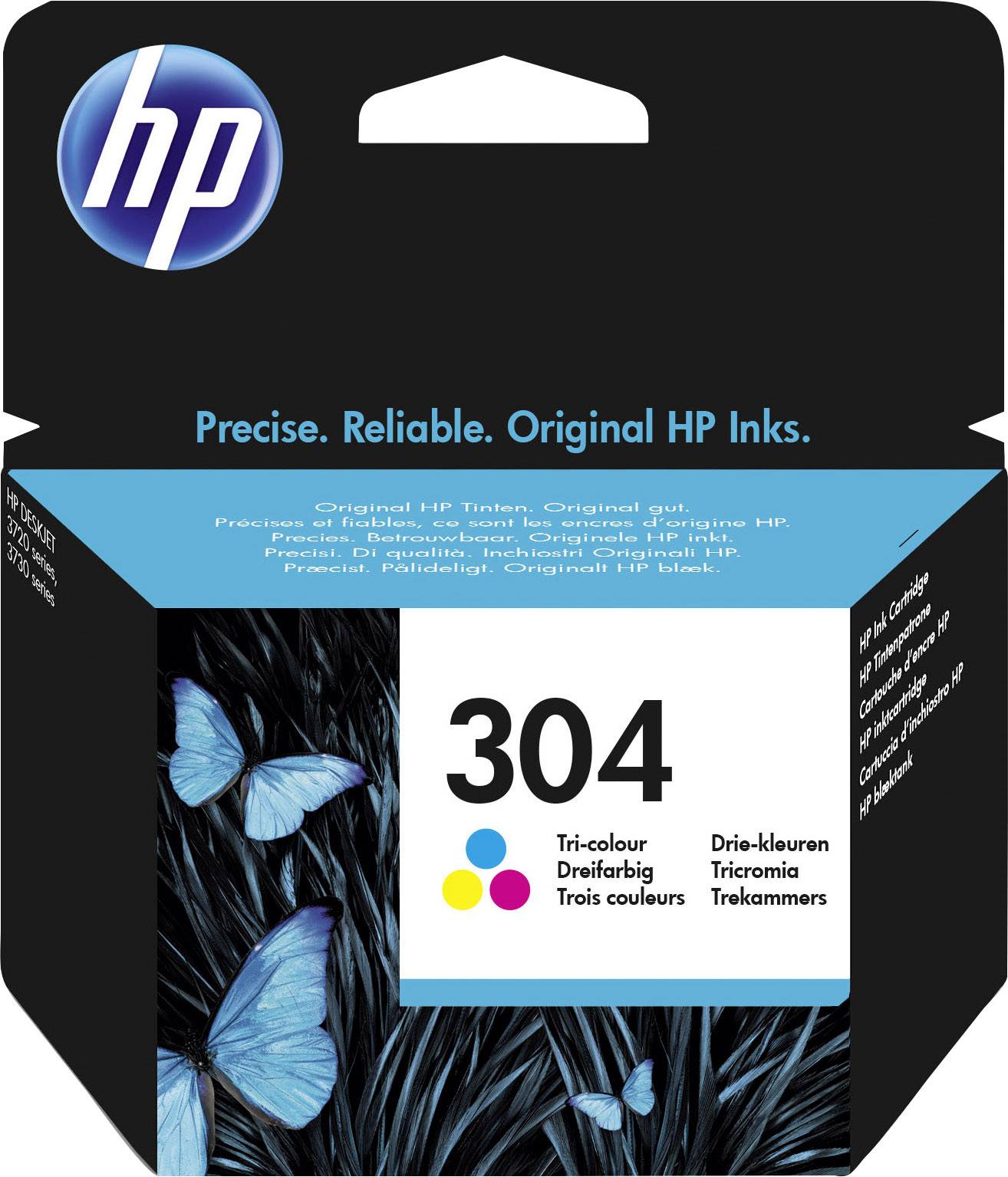 HP 304 Druckerpatrone Original Cyan, Magenta, Gelb N9K05AE Tinte