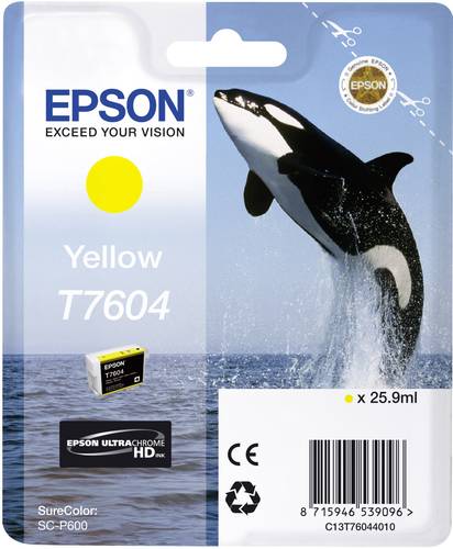 Epson Druckerpatrone T7604 Original Gelb C13T76044010