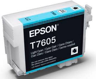 Epson Druckerpatrone T7605 Original Photo Cyan C13T76054010