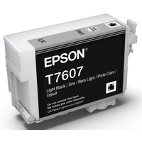 Epson Druckerpatrone T7607 Original Light Schwarz C13T76074010 Epson Druckerpatrone T7607 Original Light Schwarz C13T76074010