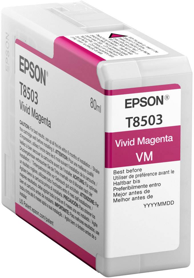 Epson T8503 - 80 ml - Vivid Magenta - Original - Tintenpatrone - für SureColor P