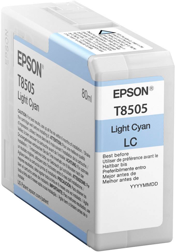 Epson Druckerpatrone T8505 Original Photo Cyan C13T850500
