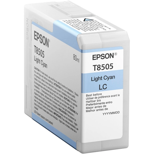 Epson Druckerpatrone T8505 Original Photo Cyan C13T850500 Epson Druckerpatrone T8505 Original Photo Cyan C13T850500