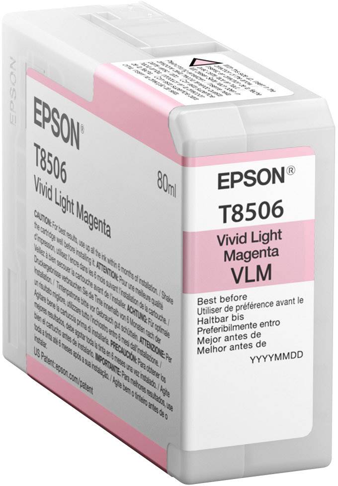 Epson Druckerpatrone T8506 Original Vivid Light Magenta C13T850600