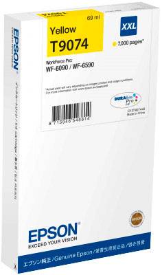 Epson Druckerpatrone T9074 XXL Original Gelb C13T907440