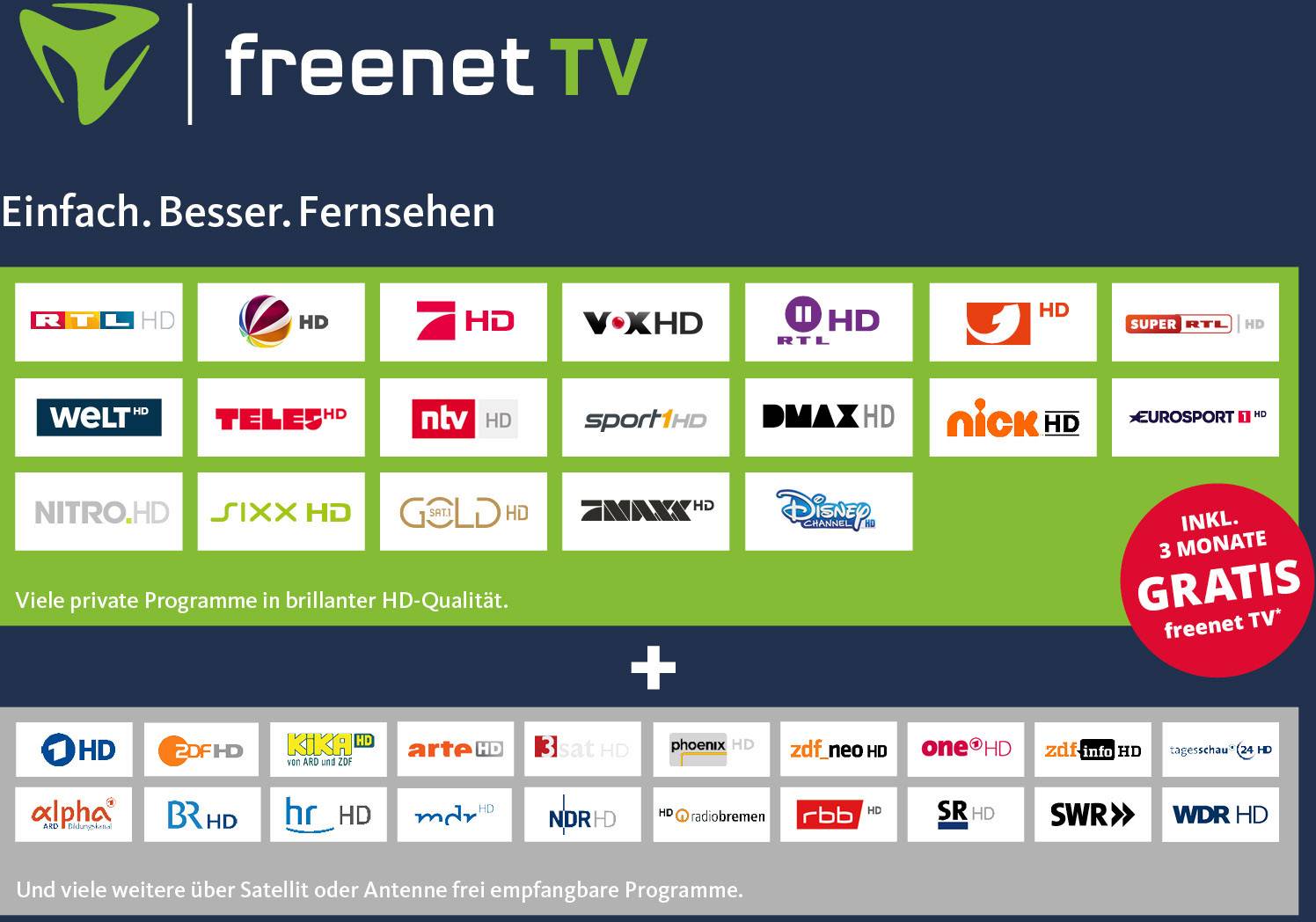 Freenet TV CI+ Modul 3 Mon. DVB-T2