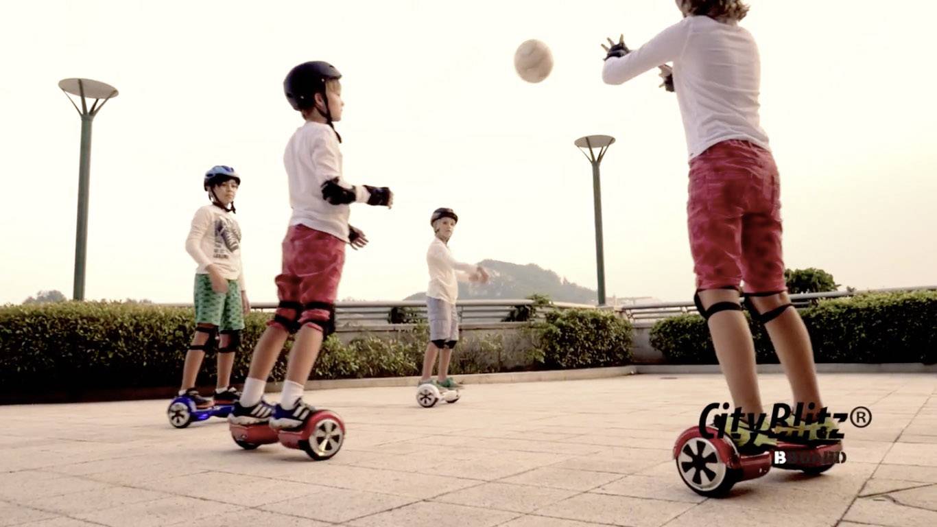 CityBlitz BBoard CB007W Hoverboard Weiß Li-Ion 36V 4.4Ah Funkfernsteuerung