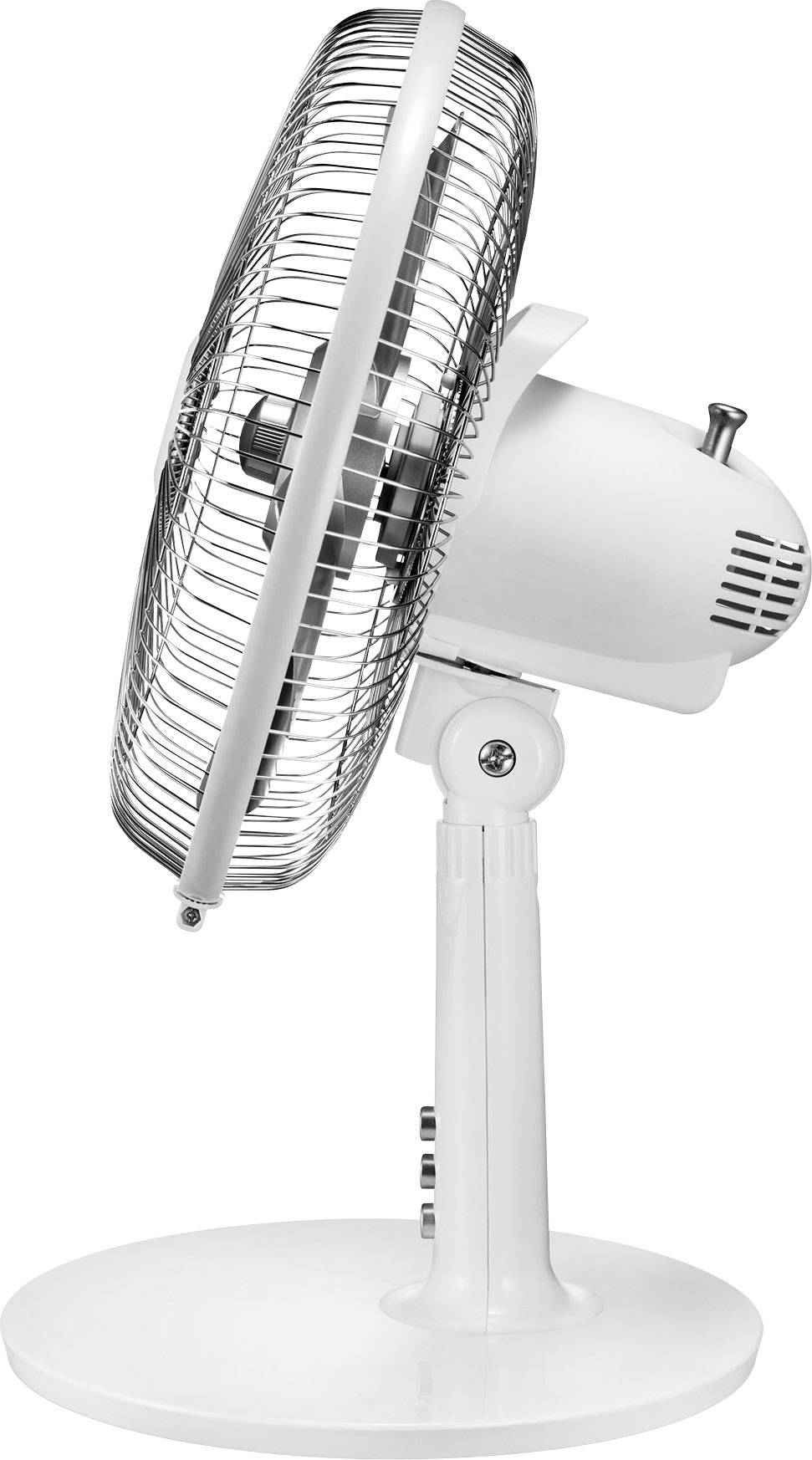 Unold Silverline Tischventilator 25 W (Ø x H) 27.30 cm x 40.45 cm Weiß Schwenkbar, Oszillierend