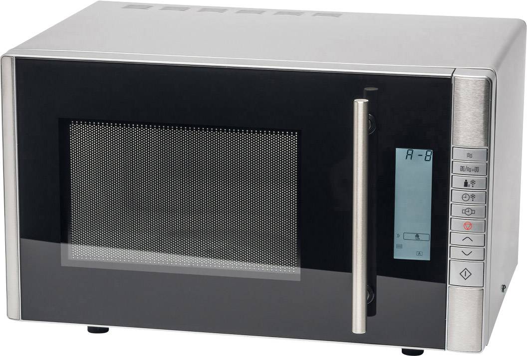 Medion Mikrowelle mit Grill MEDION® (MD 14482) Mikrowelle Edelstahl, Schwarz 800 W mit Display