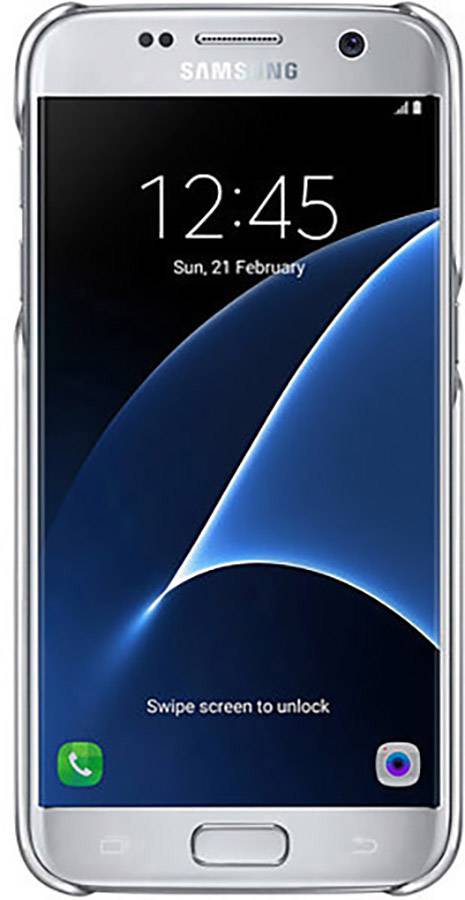 Samsung Clear Backcover Samsung Silber EF-QG930CSEGWW