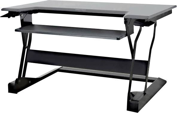 Ergotron WorkFit-T Sitz-Steh-Schreibtischaufsatz Höhen-Bereich: 38 cm (max) Schwarz