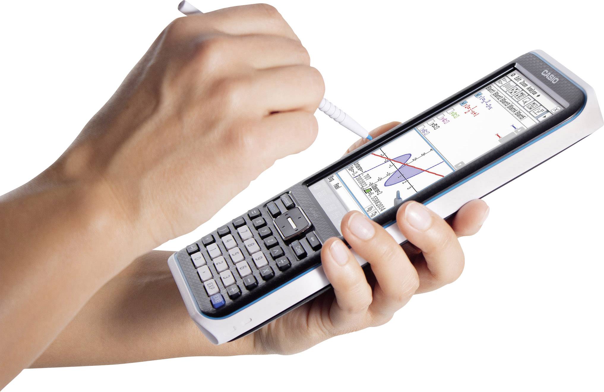 Casio FX-CP400 Grafikrechner Schwarz Display (Stellen): 25 batteriebetrieben (B x H x T) 89 x 21.1 x 206mm