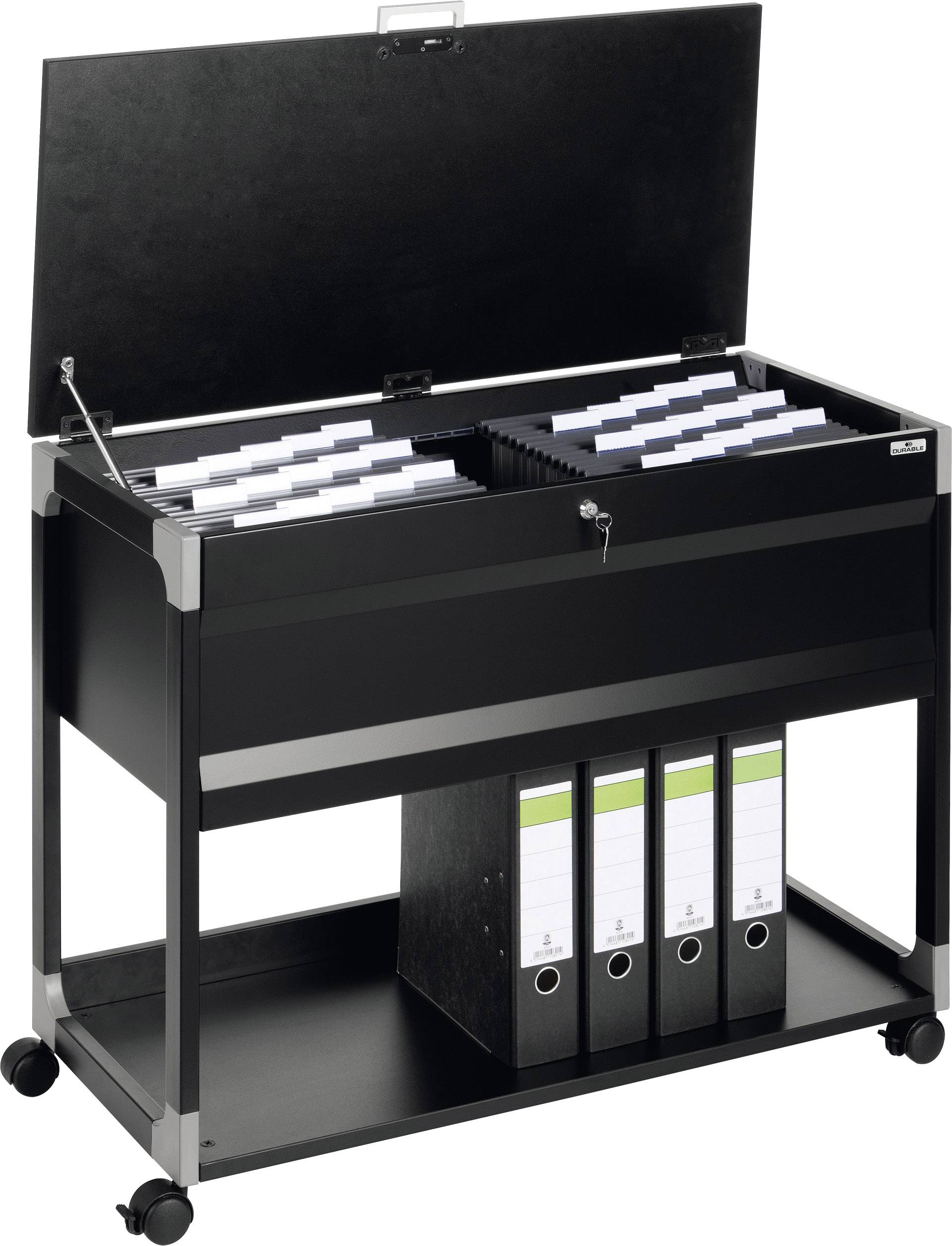 Durable Hängemappenwagen 378701 Schwarz 1St.