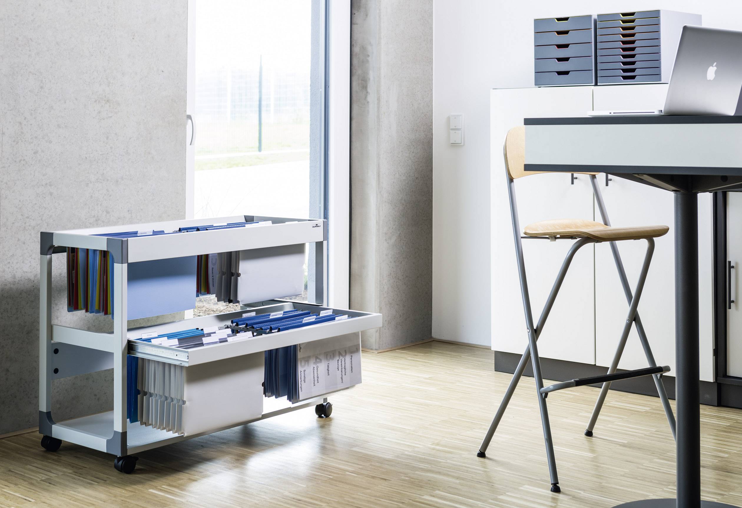 Durable Hängemappenwagen 379210 Grau 1 St.