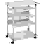 Durable Sitz-/Steh-Schreibtisch SYSTEM 75 VH 372010 Farbe der Tischplatte: Grau (B x T) 750mm x 534mm Grau