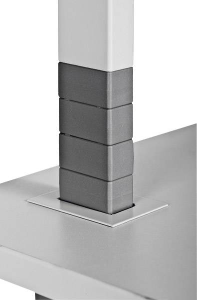 Durable Computer-Wagen höhenverstellbar, mit Rollen Höhen-Bereich: 920 bis 1220 mm (B x T) 800 mm x 564 mm Grau SYSTEM 80 VH 371810