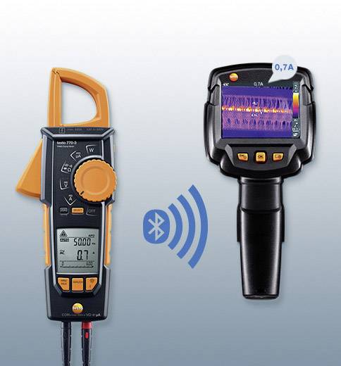 testo 770-3 Stromzange, Hand-Multimeter digital CAT III 1000 V, CAT IV 600 V Anzeige (Counts): 6000