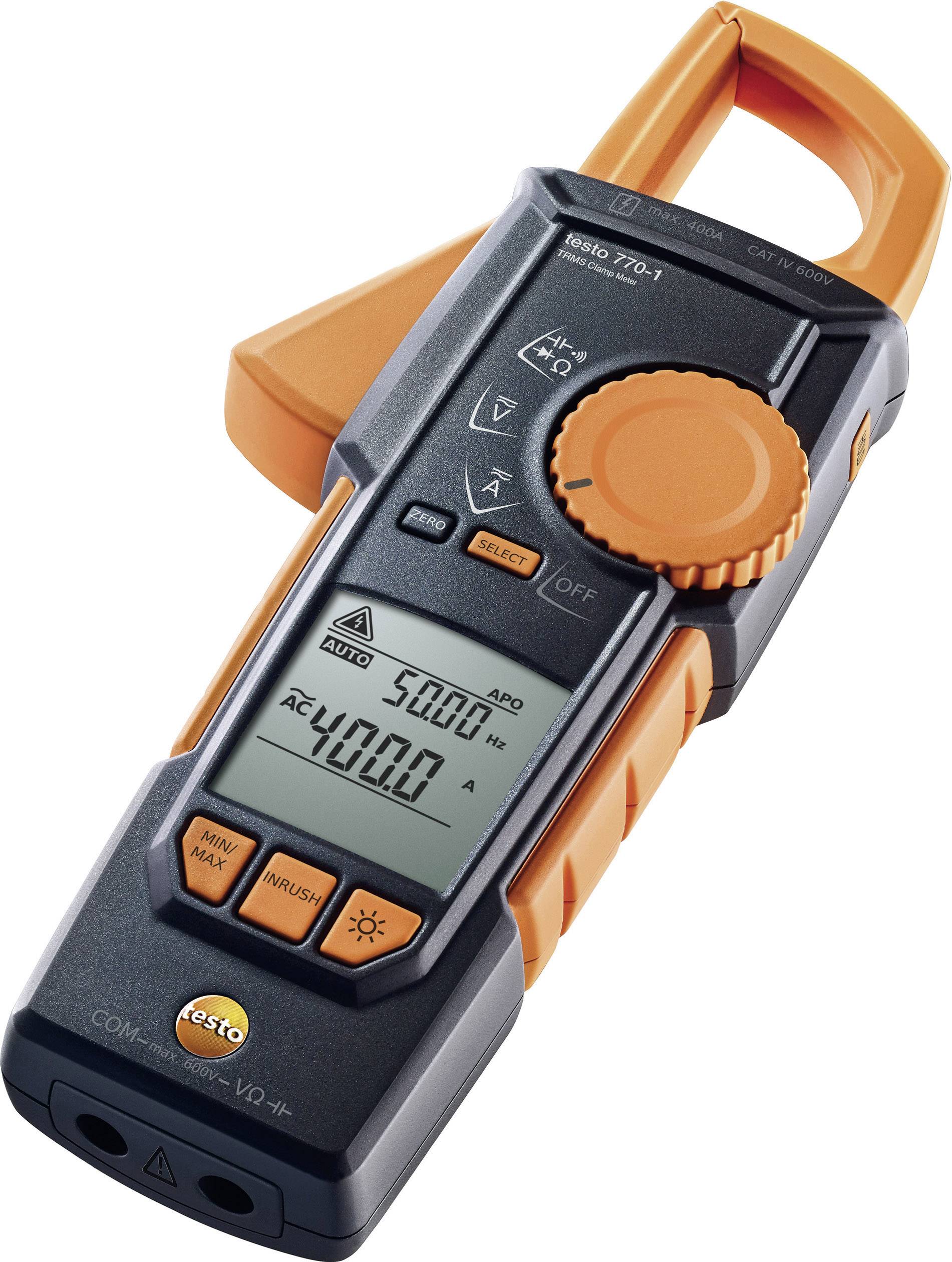 Testo 770-1 Stromzange, Hand-Multimeter digital CAT III 1000 V, CAT IV 600V Anzeige (Counts): 4000