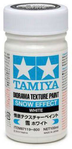 Tamiya 87119 Modellbau-Spachtelmasse Schnee-Weiß 100ml