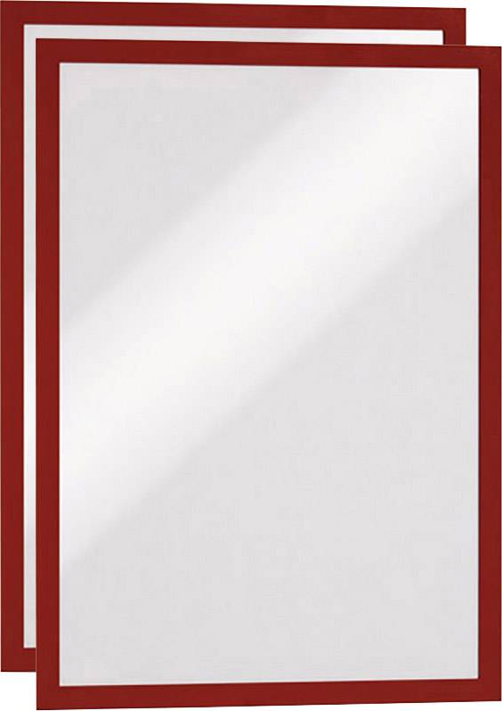 DURABLE DURAFRAME - Dokumentenhalterung - für A3 - Rot (Packung mit 2)