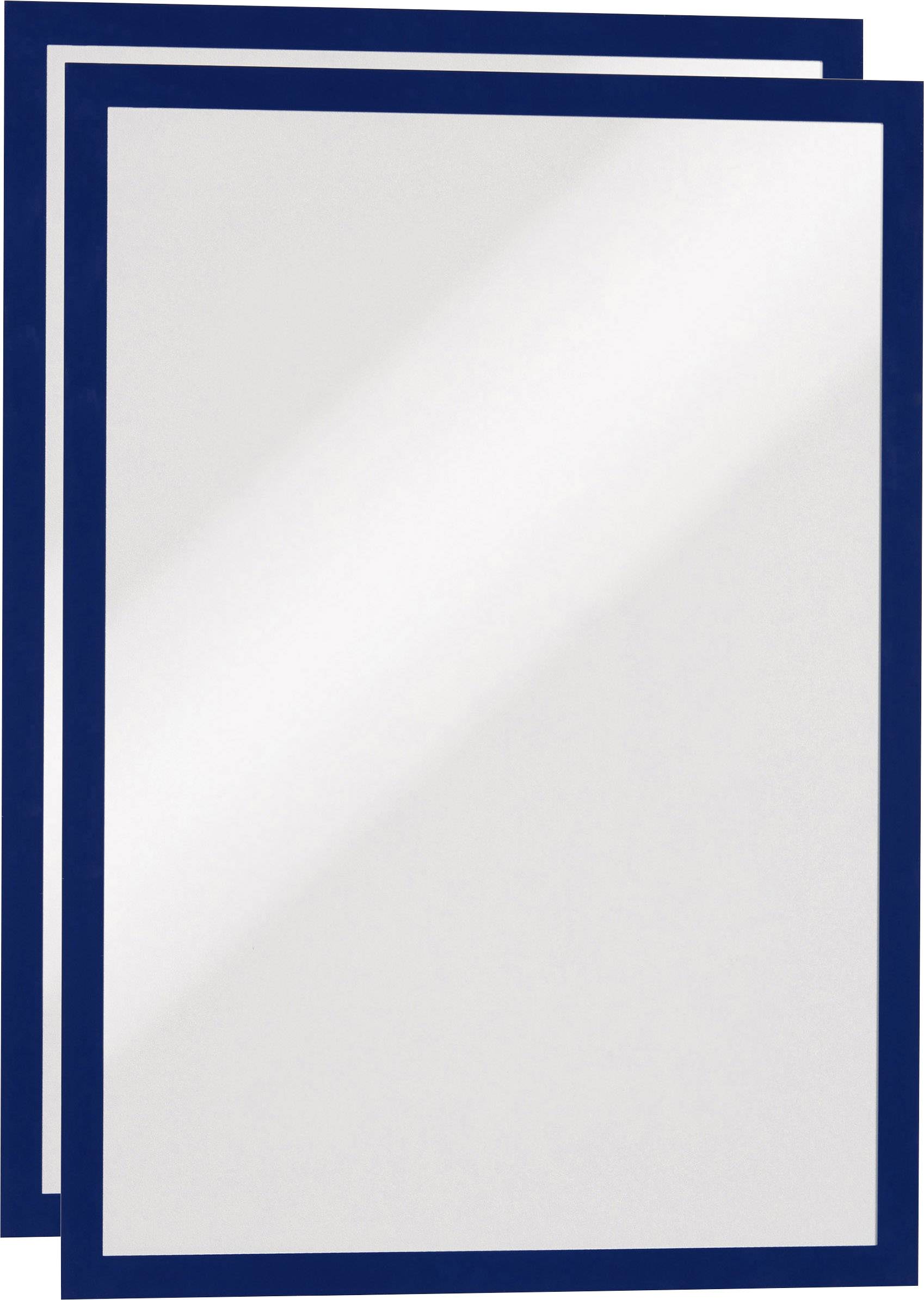 DURABLE DURAFRAME - Dokumentenhalterung - Oberflächenmontage - für A3 - doppelseitig - dunkelblau (Packung mit 2)