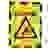 Informationsrahmen Duraframe Security A4 magnethaftend VE=5 Stück gelb/schwarz