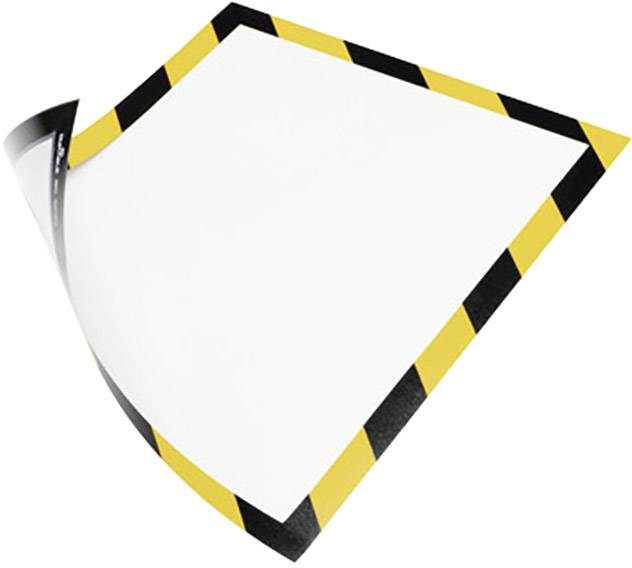 Informationsrahmen Duraframe Security A4 magnethaftend VE=5 Stück gelb/schwarz