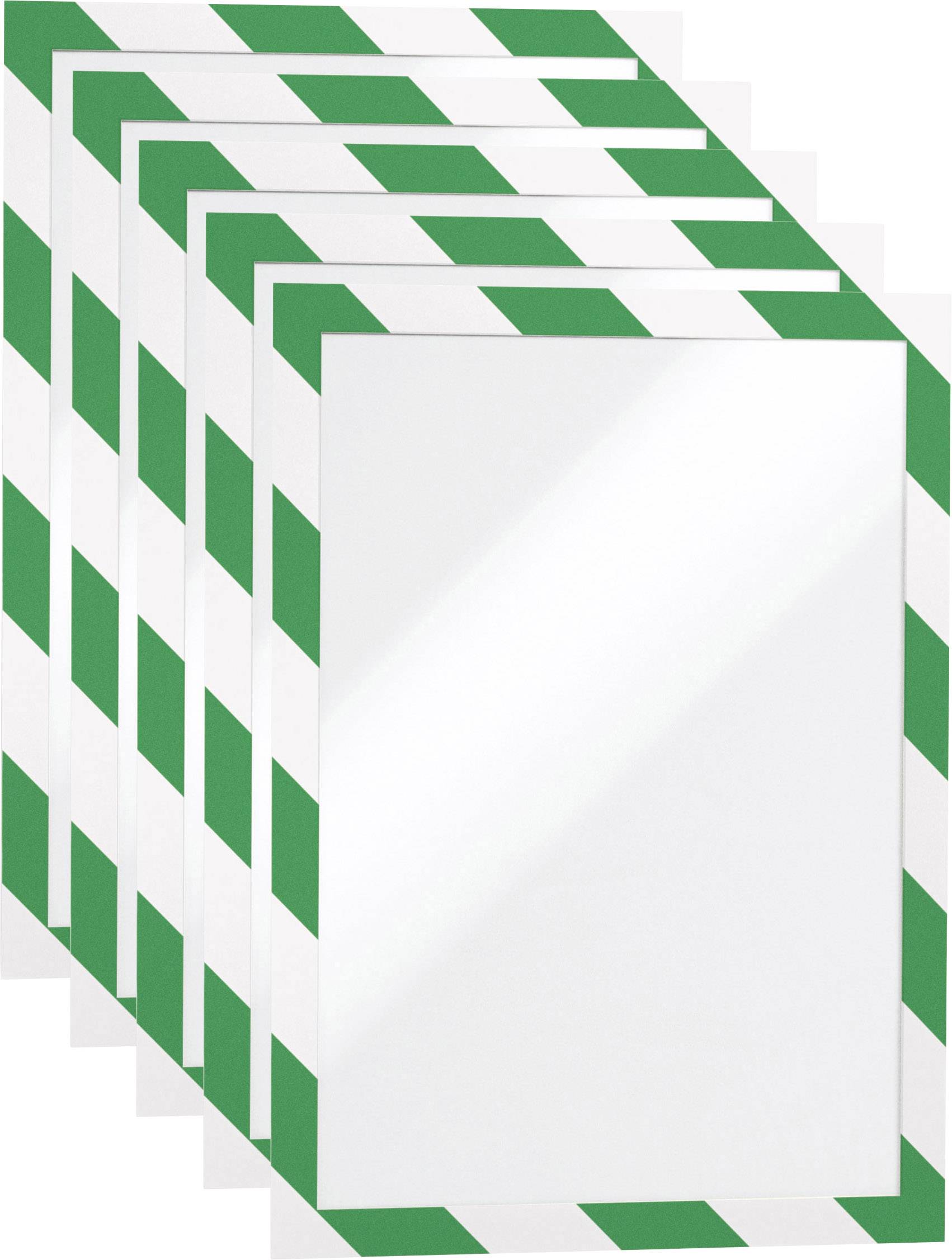 Durable Duraframe Magnetic Security A4, 5er Grün/Weiß 4945131