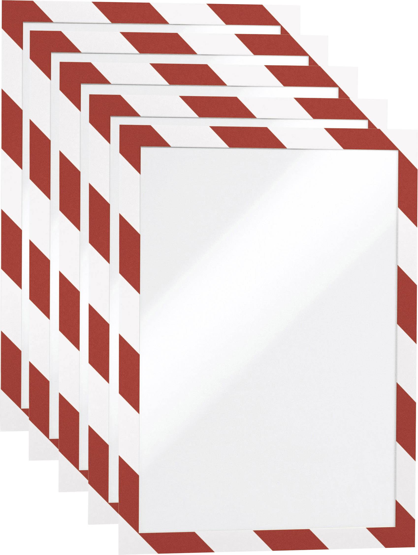 Durable Duraframe Magnetic Security A4, 5er Rot/Weiß 4945132