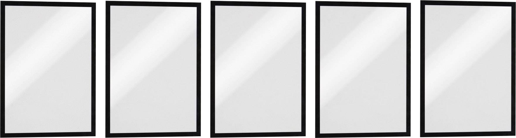 Durable 486901 DURAFRAME MAGNETIC A4 - 4869 Magnetrahmen DIN A4 Schwarz (B x H) 238 mm x 324 mm 5 St.