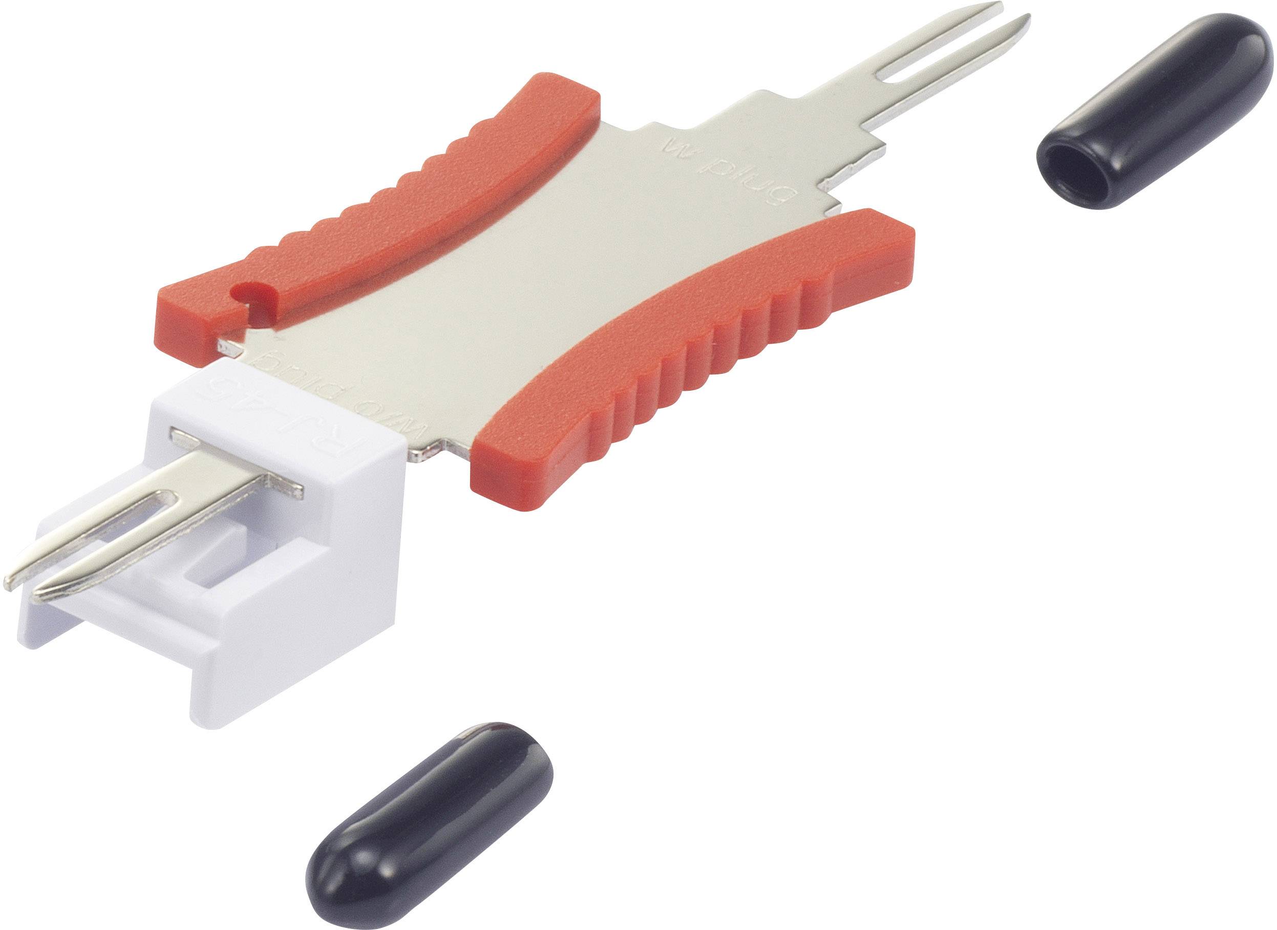 Renkforce RJ45-Einbaumodul mit Verriegelungsfunktion / inkl. Entriegelungswerkzeug Keystone CAT 6a