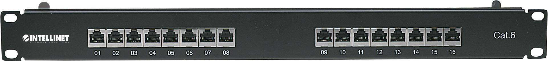 Intellinet 720021 16 Port Netzwerk-Patchpanel 483 mm (19") CAT 6 1 HE