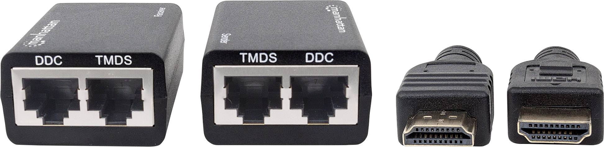 Manhattan 207386 HDMI® Extender (Verlängerung) über Netzwerkkabel RJ45 30m