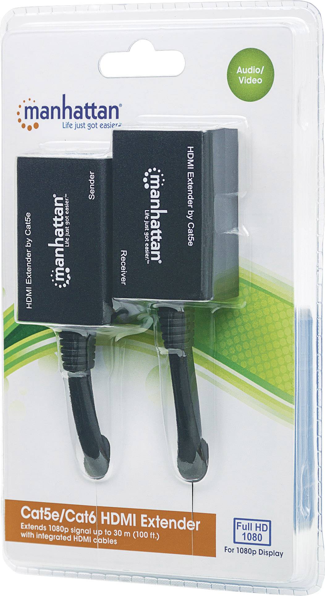 Manhattan 207386 HDMI® Extender (Verlängerung) über Netzwerkkabel RJ45 30m