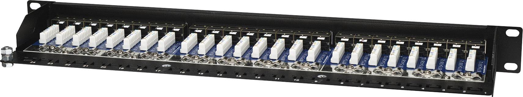 Intellinet 513487 24 Port Netzwerk-Patchpanel 483 mm (19") CAT 5e 1 HE Bestückt