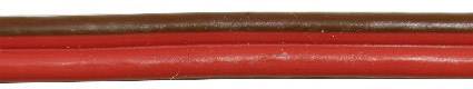 BELI-BECO YL7500 Litze 2 x 0.75 mm² Rot, Braun 20 m