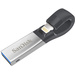 SanDisk iXpand™ USB-Zusatzspeicher Smartphone/Tablet Schwarz, Silber 64 GB USB 3.2 Gen 1 (USB 3.0)