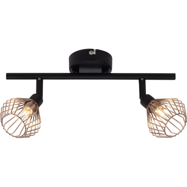 Brilliant Dalma 21013/76 Deckenstrahler Halogen G9 66W Schwarz, Kupfer Brilliant Dalma 21013/76 Deckenstrahler Halogen G9 66W Schwarz, Kupfer