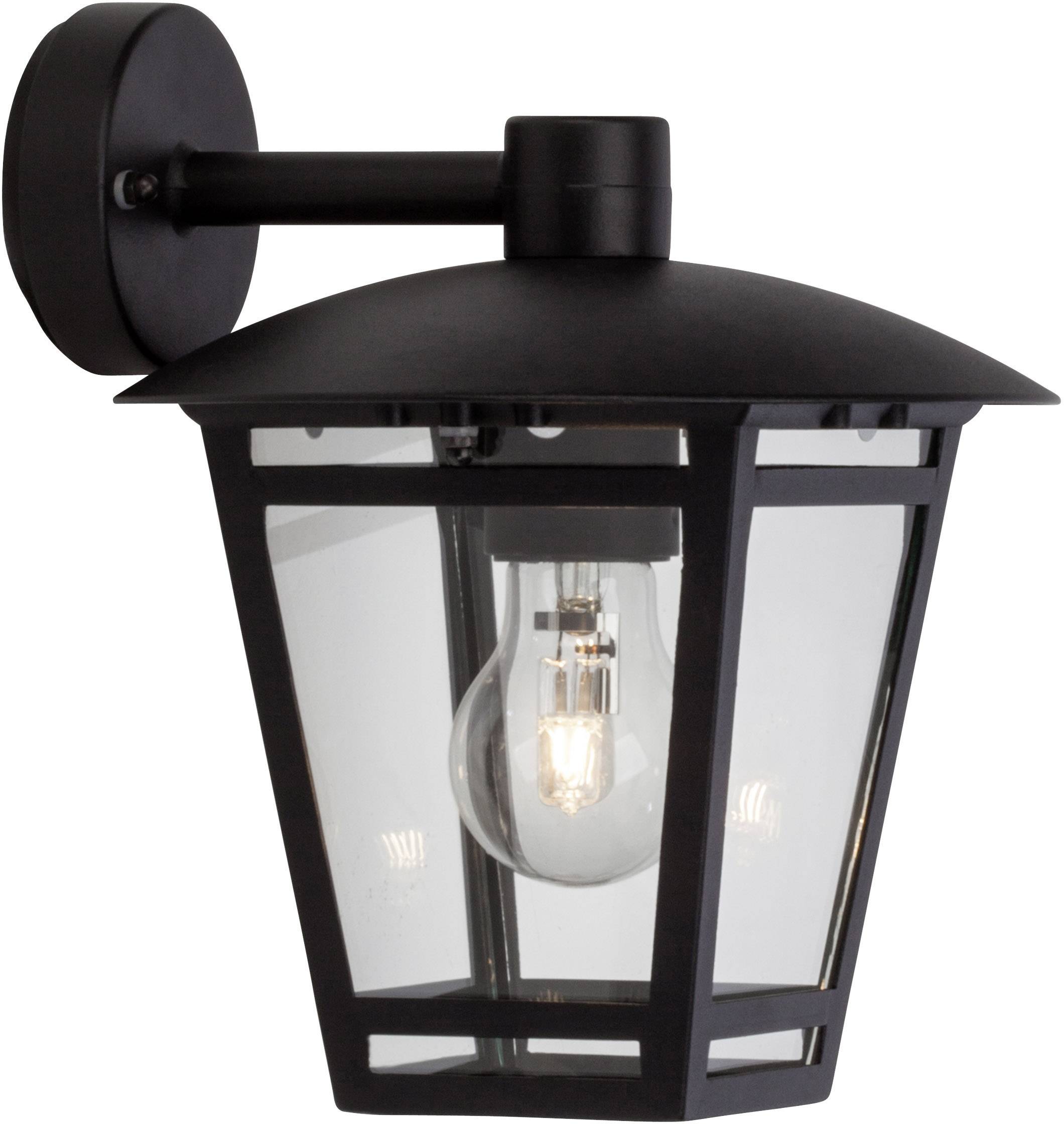 Brilliant Riley 42382/06 Außenwandleuchte LED E27 40 W Schwarz