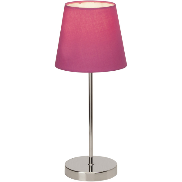 Brilliant Kasha 94874/17 Tischlampe LED E14 40 W  Pink, Chrom